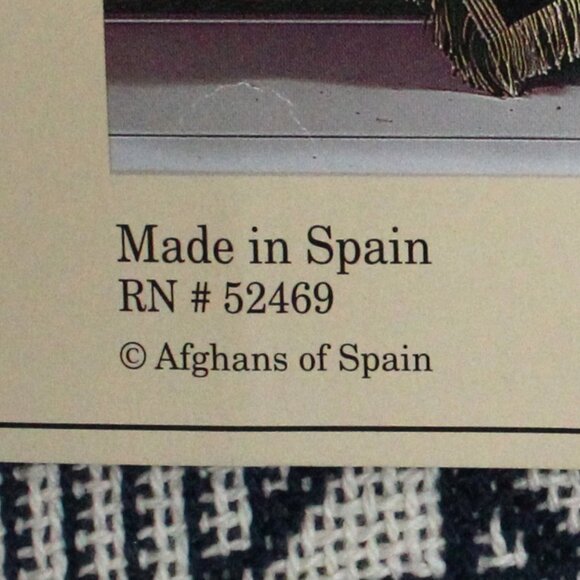 NWT Cotton Fields Starquilt 100% Cotton Throw 50 in x 60 in With Fringe - Picture 4 of 10